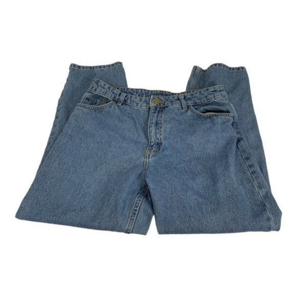 Divided H&M Womens Blue Denim Jeans Size 10 Relaxed Fit Casual Everyday Style